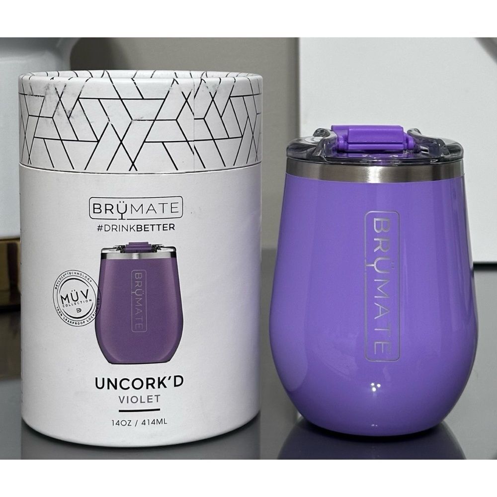 BRUMATE UNCORK'D XL 14oz‎ WINE TUMBLER, VIOLET